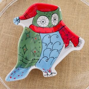 Vintage Mesa Owl Dip Bowl for Christmas